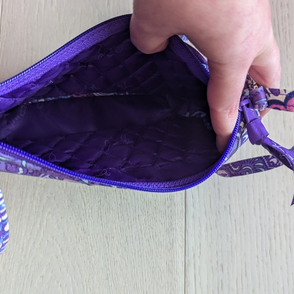 Vera Bradley Purple Floral Crossbody Bag - Picture 5 of 5